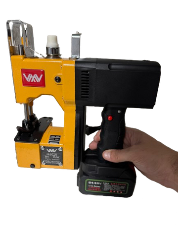 Masina de cusut saci portabila GK-9-12/B cu acumulator